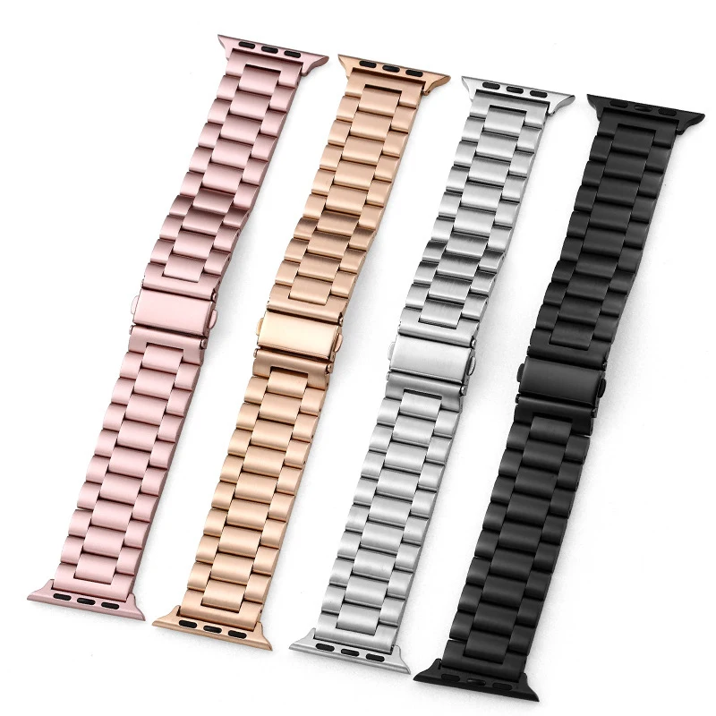 Ремешок M30 из нержавеющей стали для Apple Watch series 1 2 3 4 5 6 7 8 SE