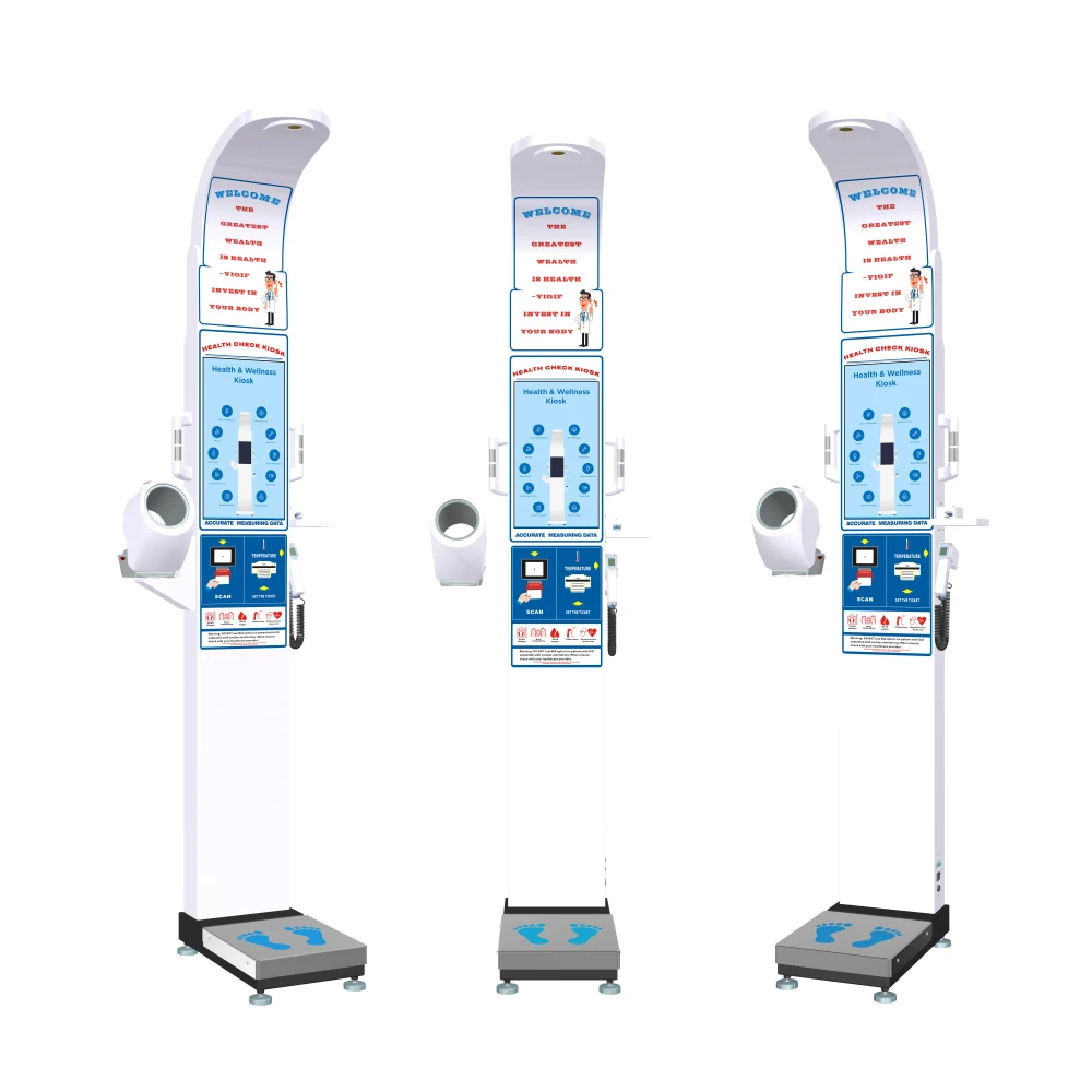 Electronic  Blood Pressure And  Fat Mass measuring machine Height Weight Machine Checker