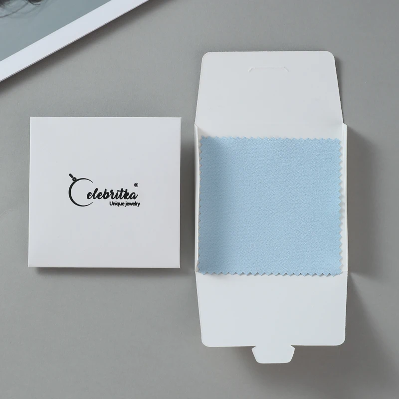 Custom Logo Silver Cleaning Cloth For Jewelry Jewellery Cleaning Cloth Custom Individual Packaged Polishing Cloth Jewelry