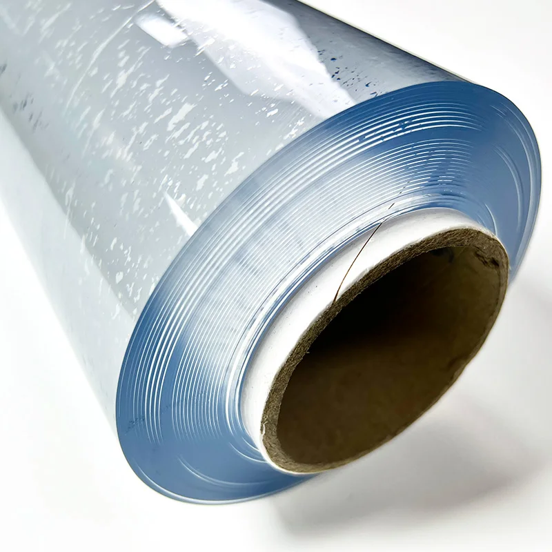 0.05mm-5.00mm thickness professional pvc crystal transparent soft film in line with international standards can be opened