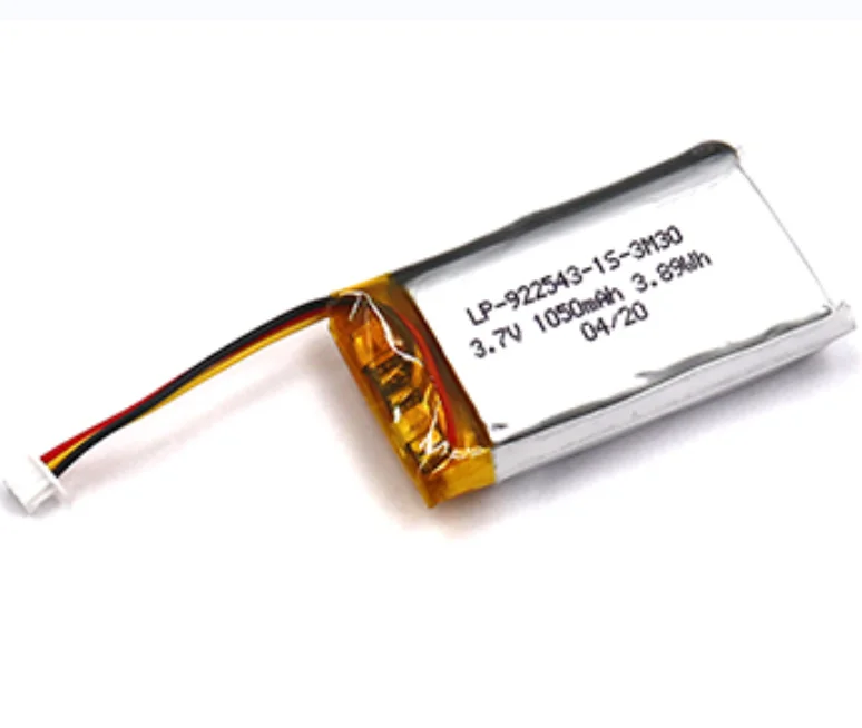 Сделано в Китае 3 7 1050 мАч перезаряжаемый литий-полимерный