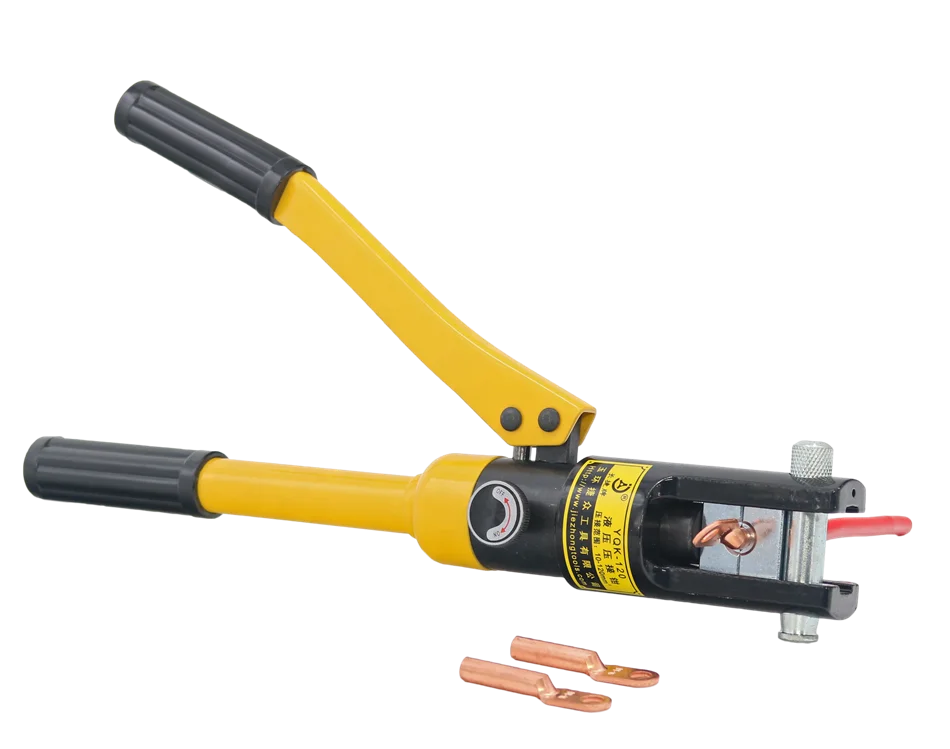 Electrical Pressure Cutting Wire YQK-120 60 kn Integral Manual Hydraulic crimping tools Wire Pressing Pliers