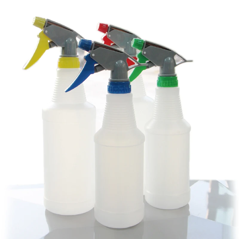 Multi Color Acid Alkaline Resistant Heavy Duty Professional Cleaning Water Chemical Liquid Trigger Spray Bottle