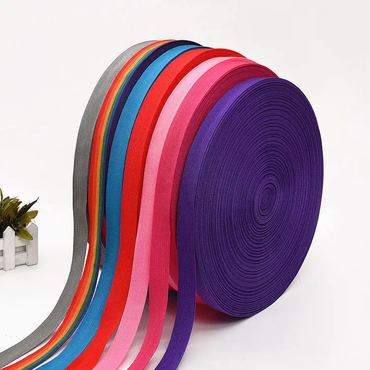 
OEM Webbing Luggage Belt Durable Polypropylene Webbing Lightweight Dog Leash Webbing 