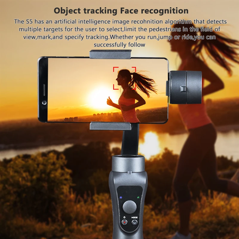 
New Arrival Gimbal Stabilizer for smart Phone Multifunctional Handheld Gimbal Stabilizer for Sports Camera 