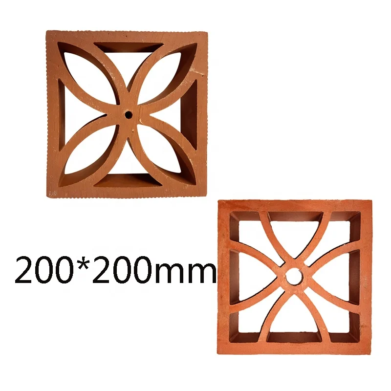 Терракотовый бризовый блок настенные декоративные глиняные решетчатые