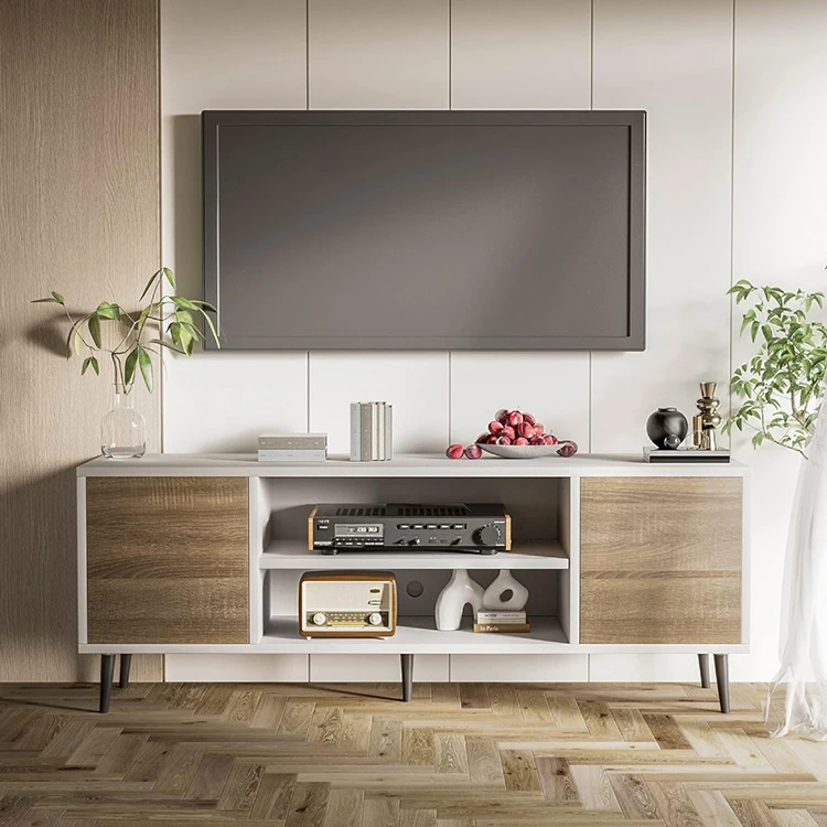 Hot sale living room tv stand cabinet latest design tv stands rack panel