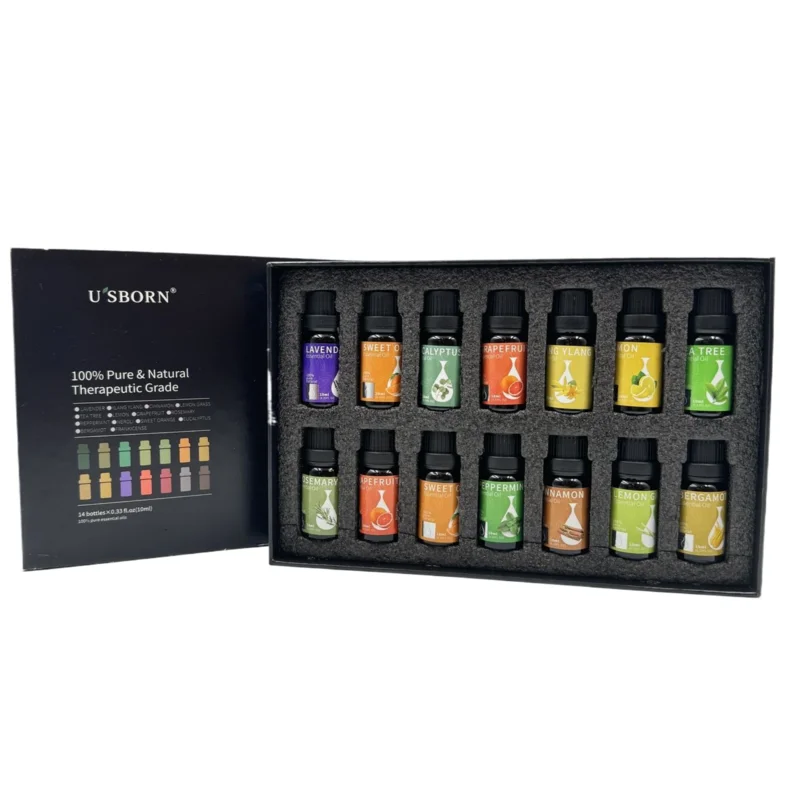 10ML 100% pure Aromatherapy set essential oil organic essential oil brand perfume oil Bulk jasmine lavender
