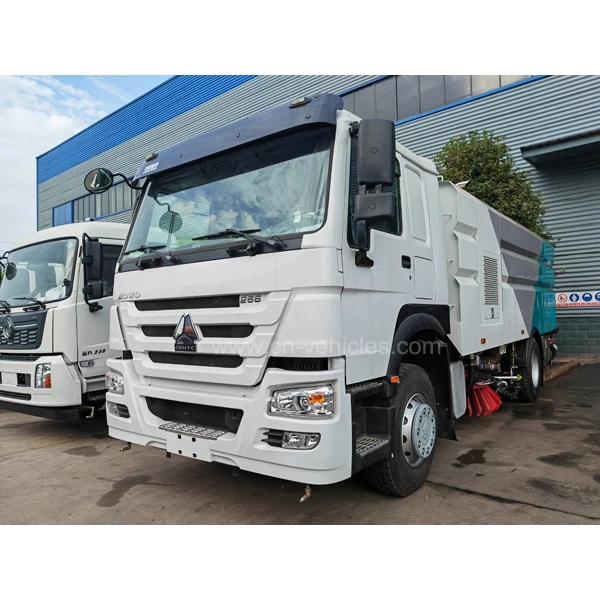Высококачественная дорожная уборочная машина Sinotruck howo 266hp