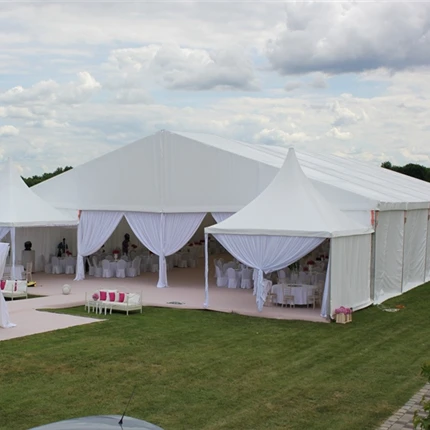 Hot Sale Luxury Fashion White Wedding Birthday Party Large Shade Tent