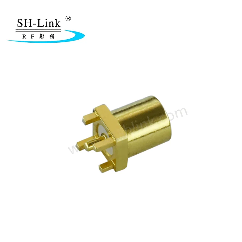 Gold 6GHz MMCX Connector for MMC female RF Coaxial Connector for PCB