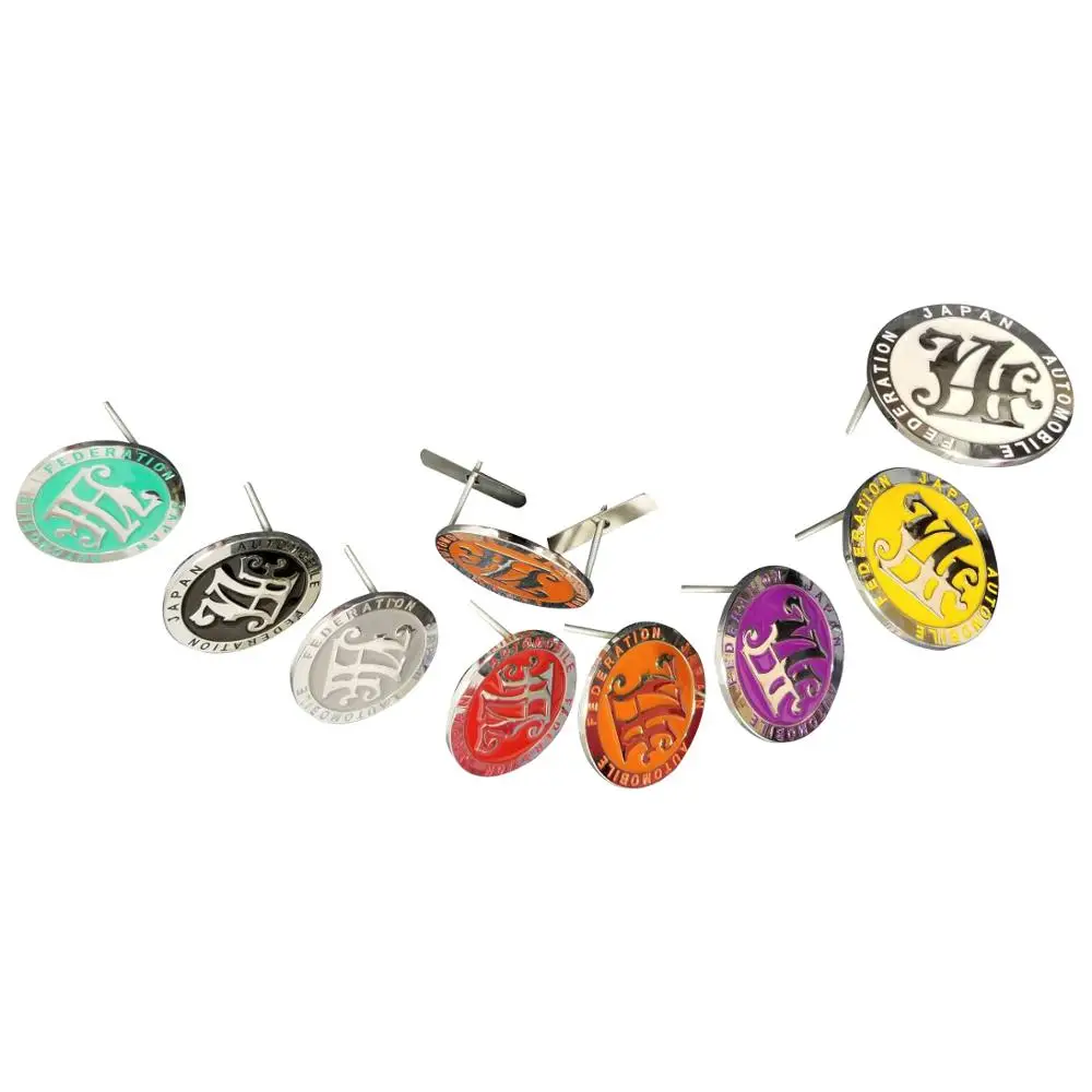 
latest design metal car sticker for car toyota suzuki, car decoration stickers badges logo 