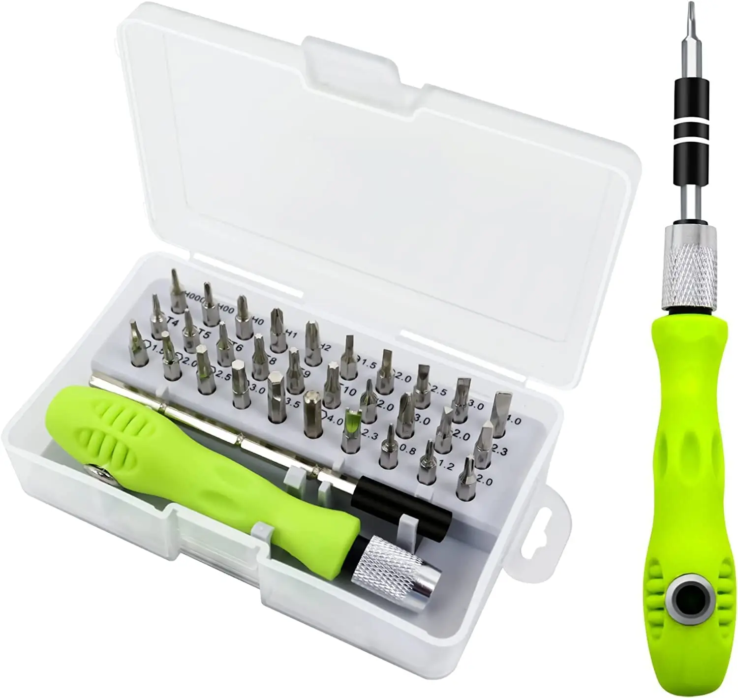 32 In 1 Small Screwdriver Set, Mini Magnetic Screwdriver Set  Contains 30 Bits Precision Repair Tool Kit