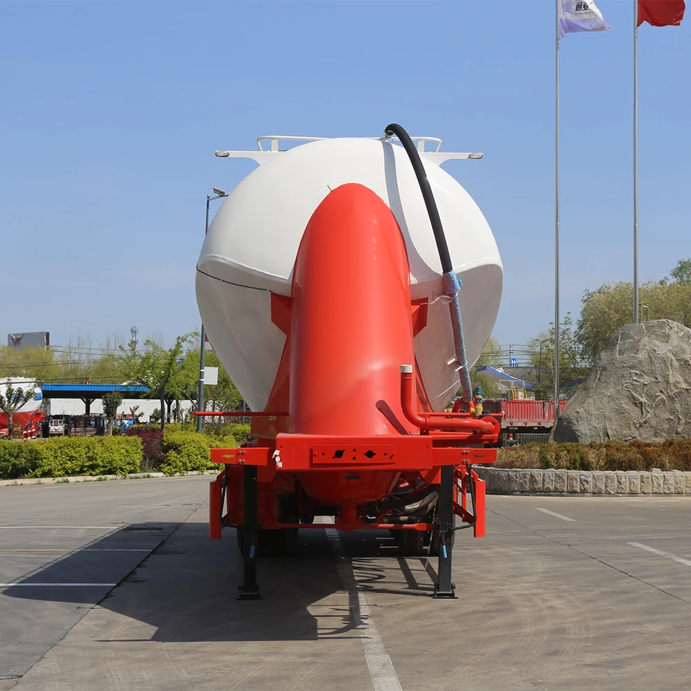 Brand New 3 Axle 40ton 50ton V Type Bulk Cement Tanker Trailer Dry Powder Cement Bulker