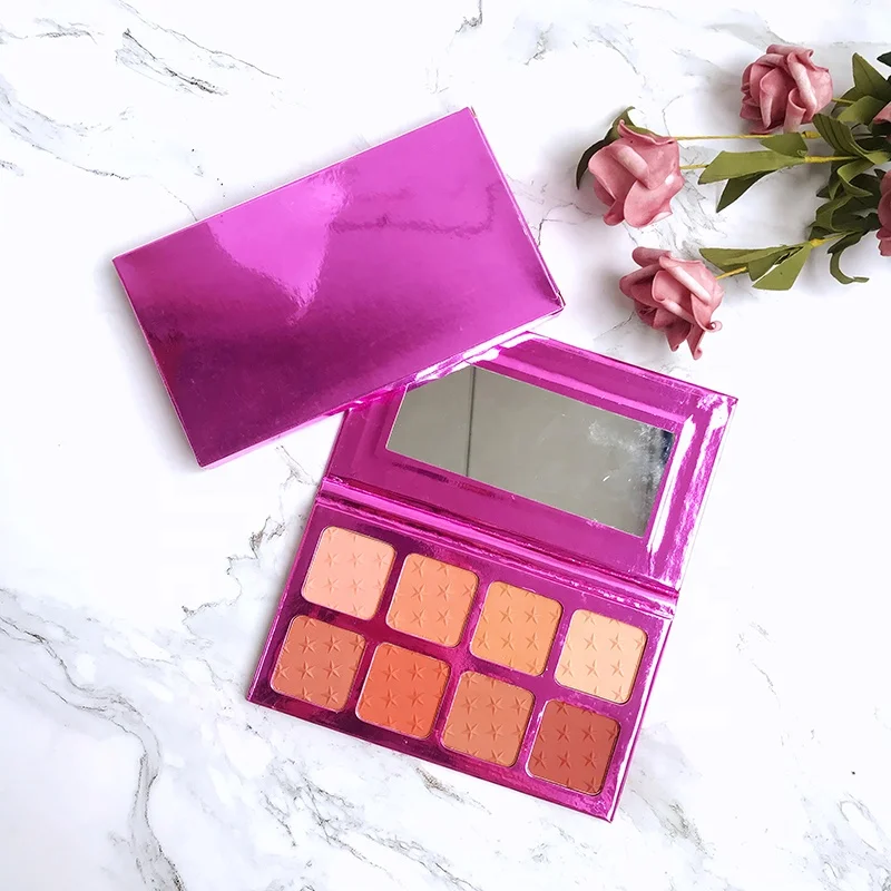  Wholesale cosmetic face makeup high quality 8 colors bronzer contour blush highlighter