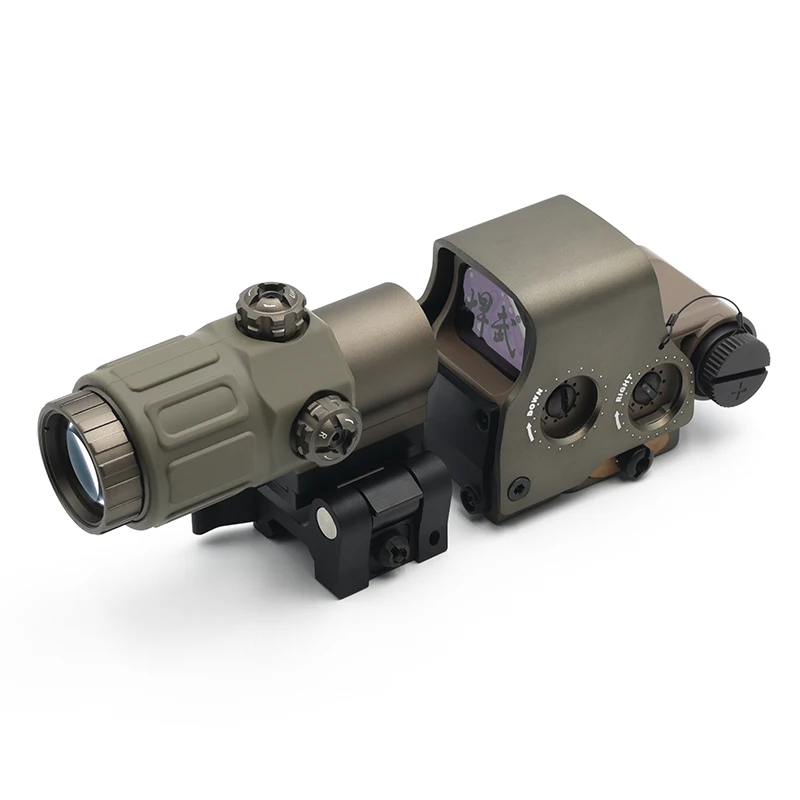 Factory High Quality 558 Red Dot Holographic Sight with G33 3X Magnifier Sight Scope Combo