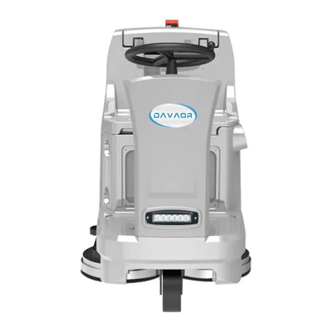 Davaor D5D Двухдисковая щетка с батарейным питением на коммерческой электрической компактной машине для чистки пола из твердой древесины и керамической плитки