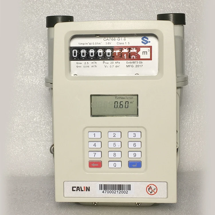 Wholesale High Quality 20 Digits Code Sts Keypad Smart Prepaid Digital Gas Meter