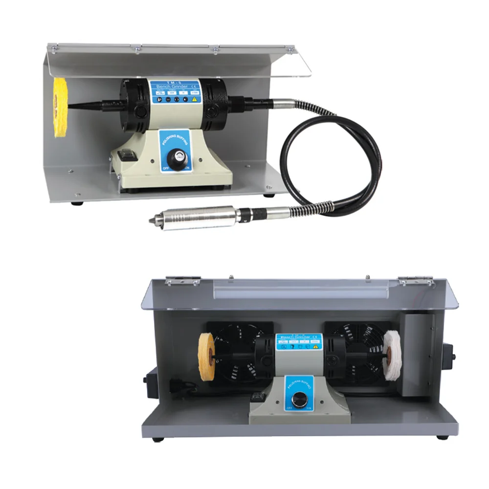 Low Price Jewelry Buffing Metal Polishing Wheel Variable Speed Industrial Lathe Sander Mini Bench Grinder