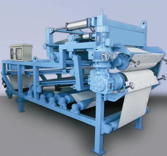 Automatic Industrial Sludge Dewatering Systems Belt Type Filter Press Plant