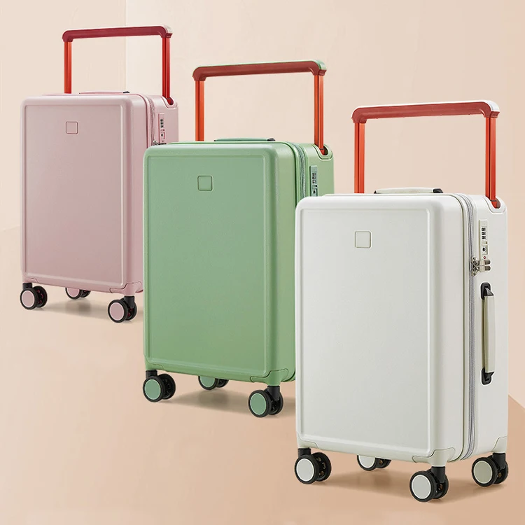 Osamic Luxury Latest Designed Silent Wheel Trolley Suitcase With YKK Zipper PC Lightweight TSA Lock Smart Travel Luggage