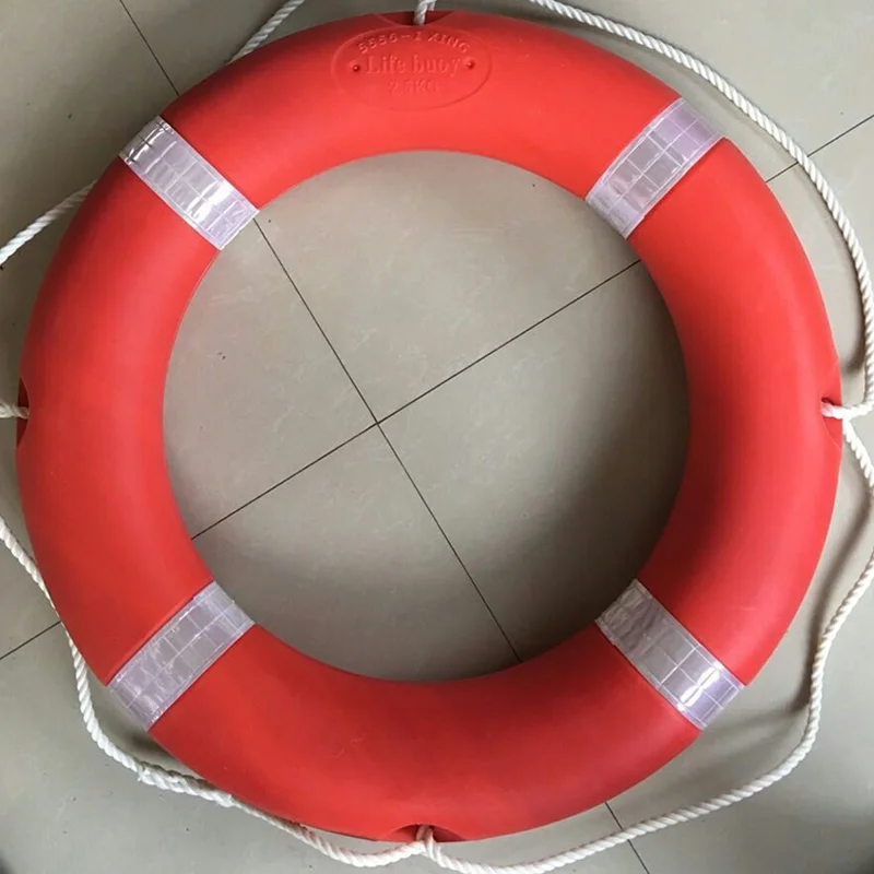 2.5/4.3kg Life Ring Buoy SOLAS Marine Safety Products with Life-buoy Rescue Line
