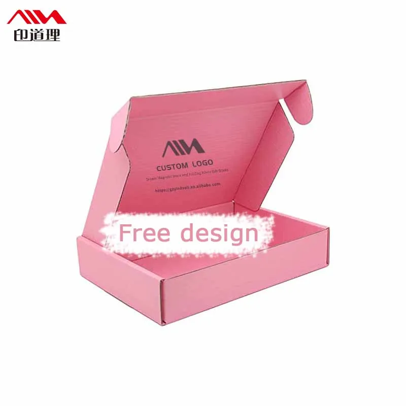 High Quality Shipping Boxes Packaging Coated Paper Sticker Folding Mailer Box
