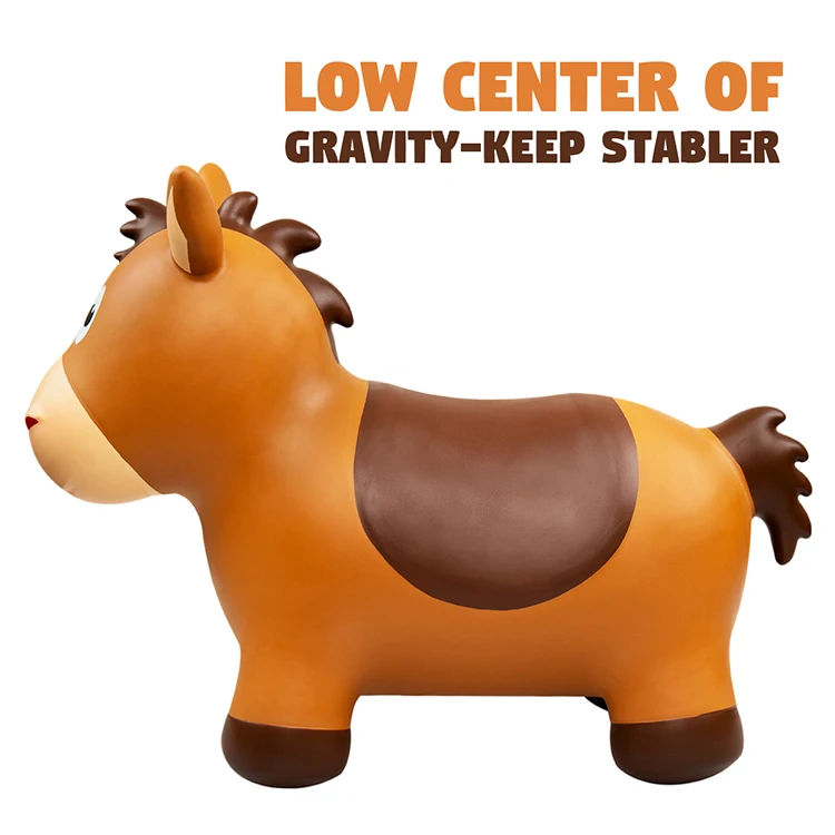 Hot Sale Toy Ride on  Animals  Large Horse Rubber Pump Kids Toys Inflatable Toys