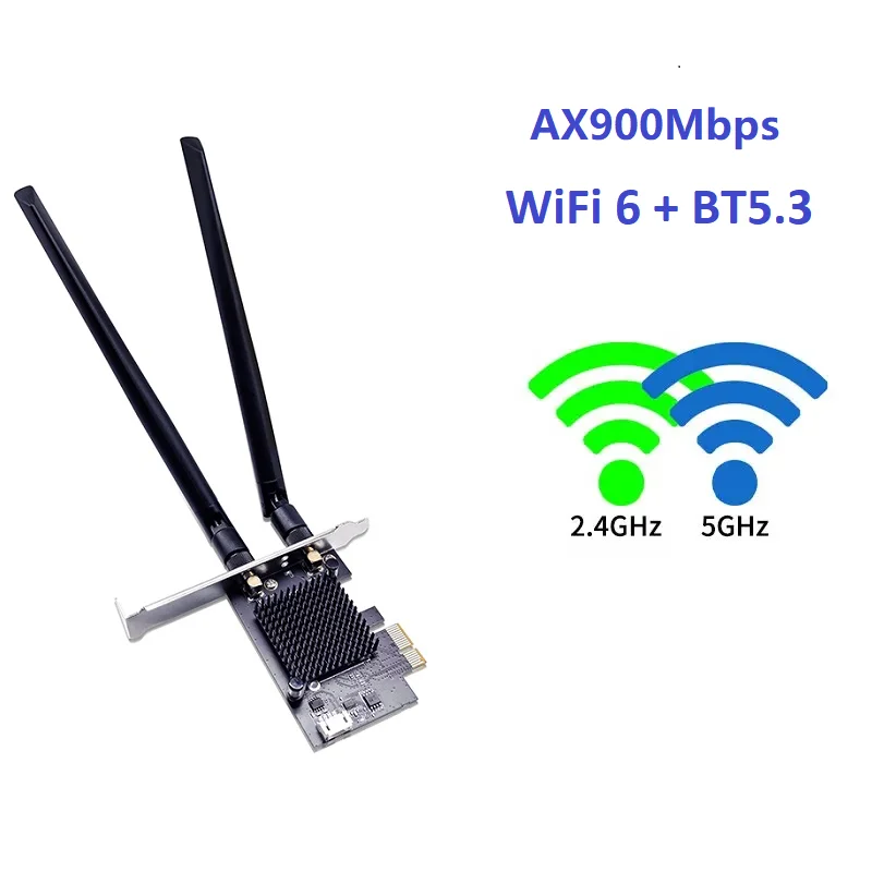 Фабричный OEM WiFi 6 Bluetooth адаптер Pcie Card AX900 двухдиапазонный беспроводной PCIe карта