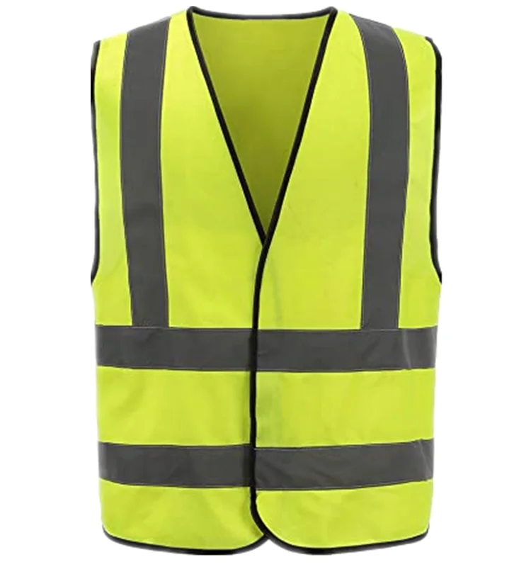 ENISO 20471 Class3 Yellow Adult Safety Work wear For Men Outside Custom Logo Reflective Jacket