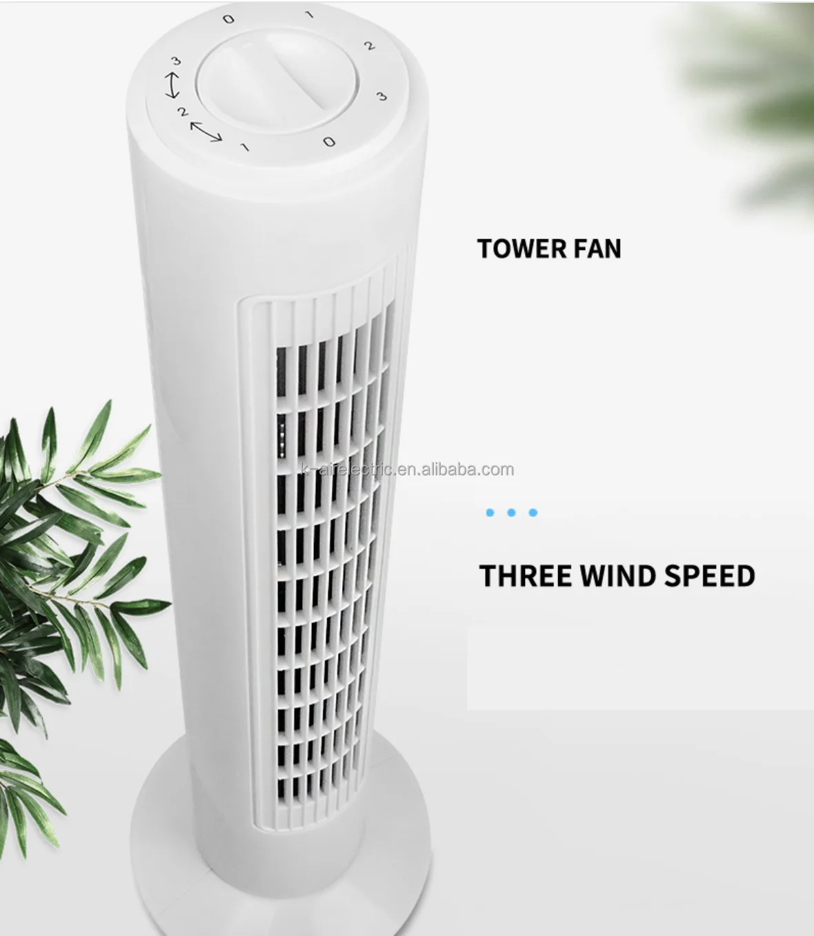 Electric Tower & Pedestal Fan with 3 Speed Low Noise 50dB High Efficiency Cheap Price Competitive Sales Electric Fan