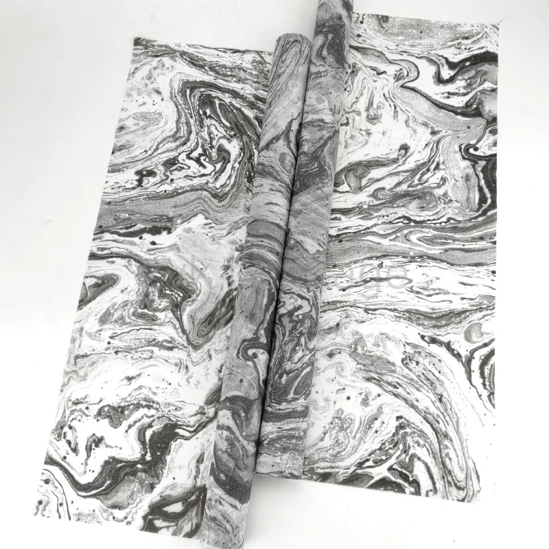 17gsm Yellow Marble Tissue Paper Uncoated Christmas Elements Wrapping Tissue Paper Collection for Gifts