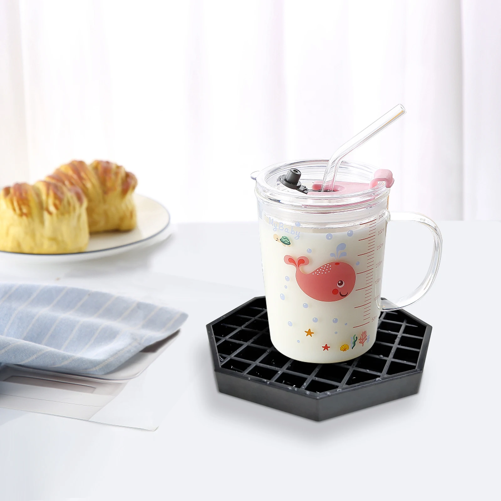 Прочный легко Очищаемый капельный поднос для насадок и кофейника