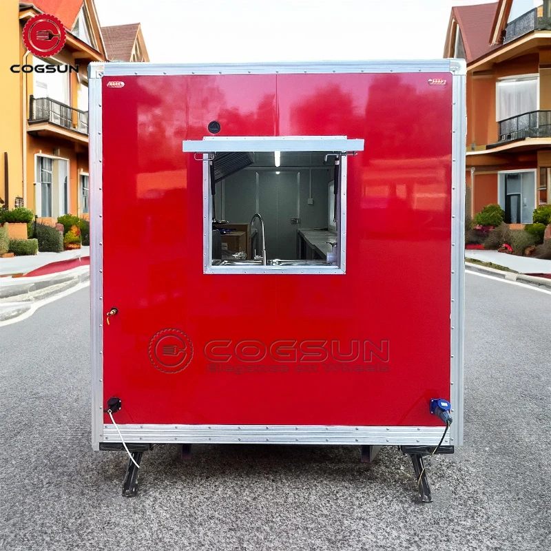 Customizable Concession Setup with Full Kitchen Ice Cream Equipment Food Truck Trailer