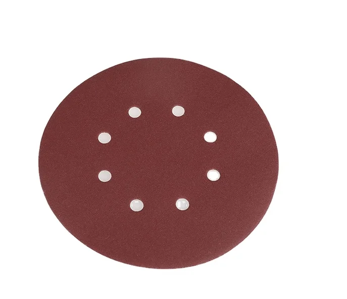 5' 8 Hole Sanding Disc Sanding Paper, hook and loop Grits P40-P2000 sanding discs for polishing wood and metal