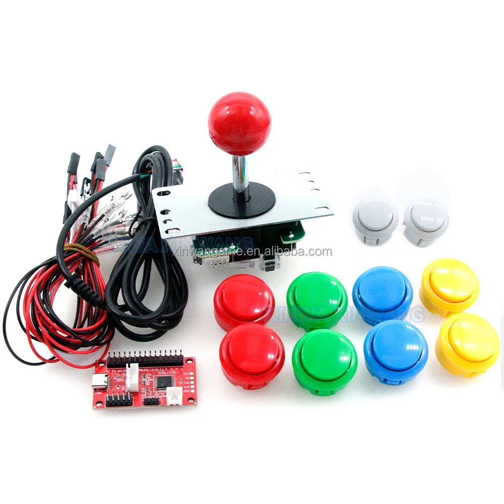 USB на ПК PS/3 IOS Android все в 1 игра MAME Нулевая задержка кодировщик SANWA аркадная палка DIY Kit джойстик набор кнопок контроллера