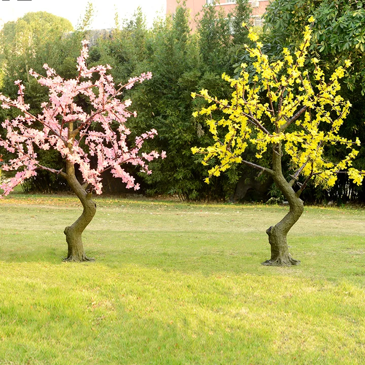 Outdoor solar bollard light garden lights led waterproof lawn lamp villa courtyard park grass ground landscape light