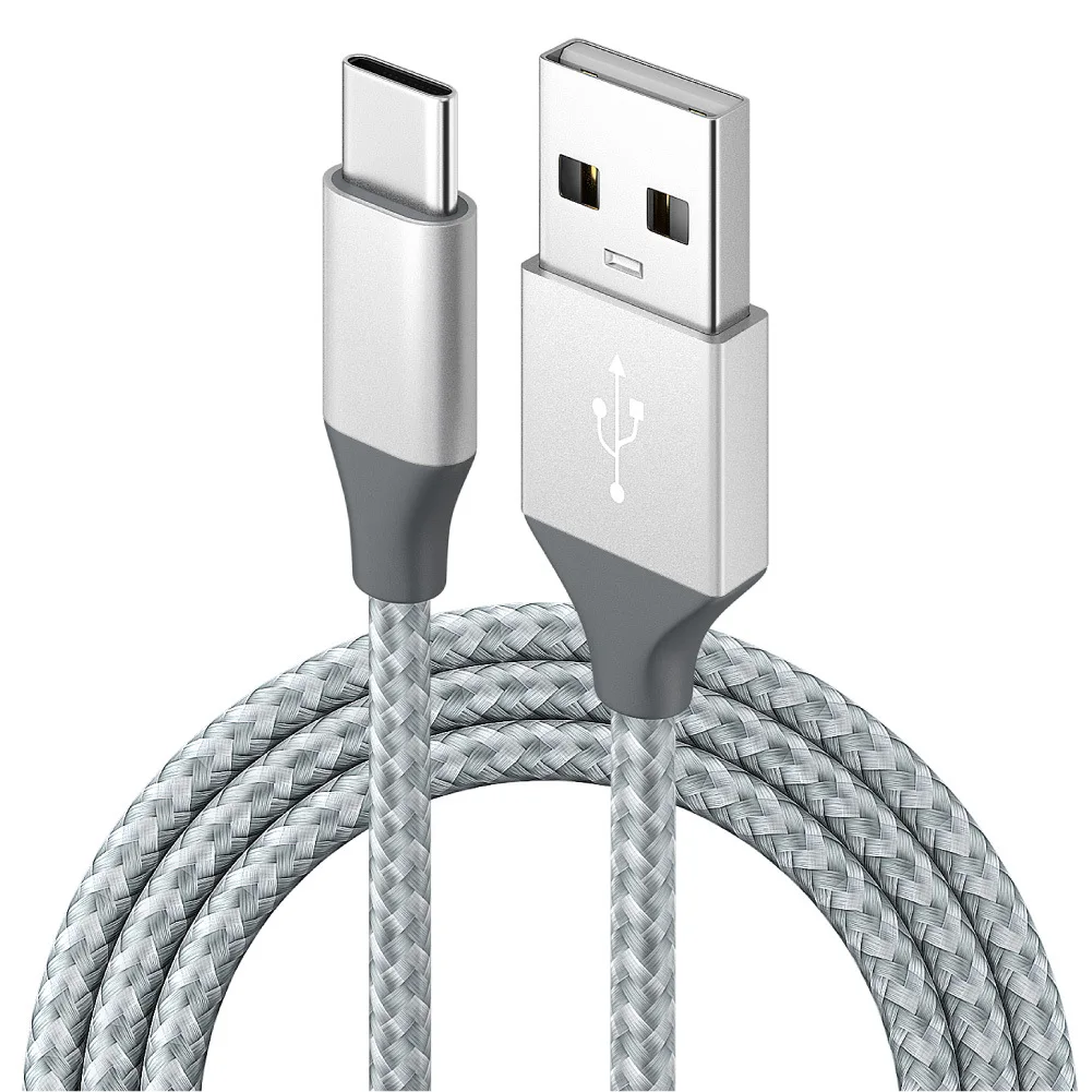 Amazon Accessories Nylon Braided Usb Type C Cable Usb Tipo C Fast Chargng Usb C Cable logo 0.2m 1m 2m 3m Custom Data Cable