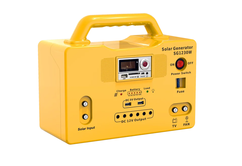 Manufacture Best Selling 20W 30W 50W Solar Generator with Solar Panel DC Solar Power Lighting System