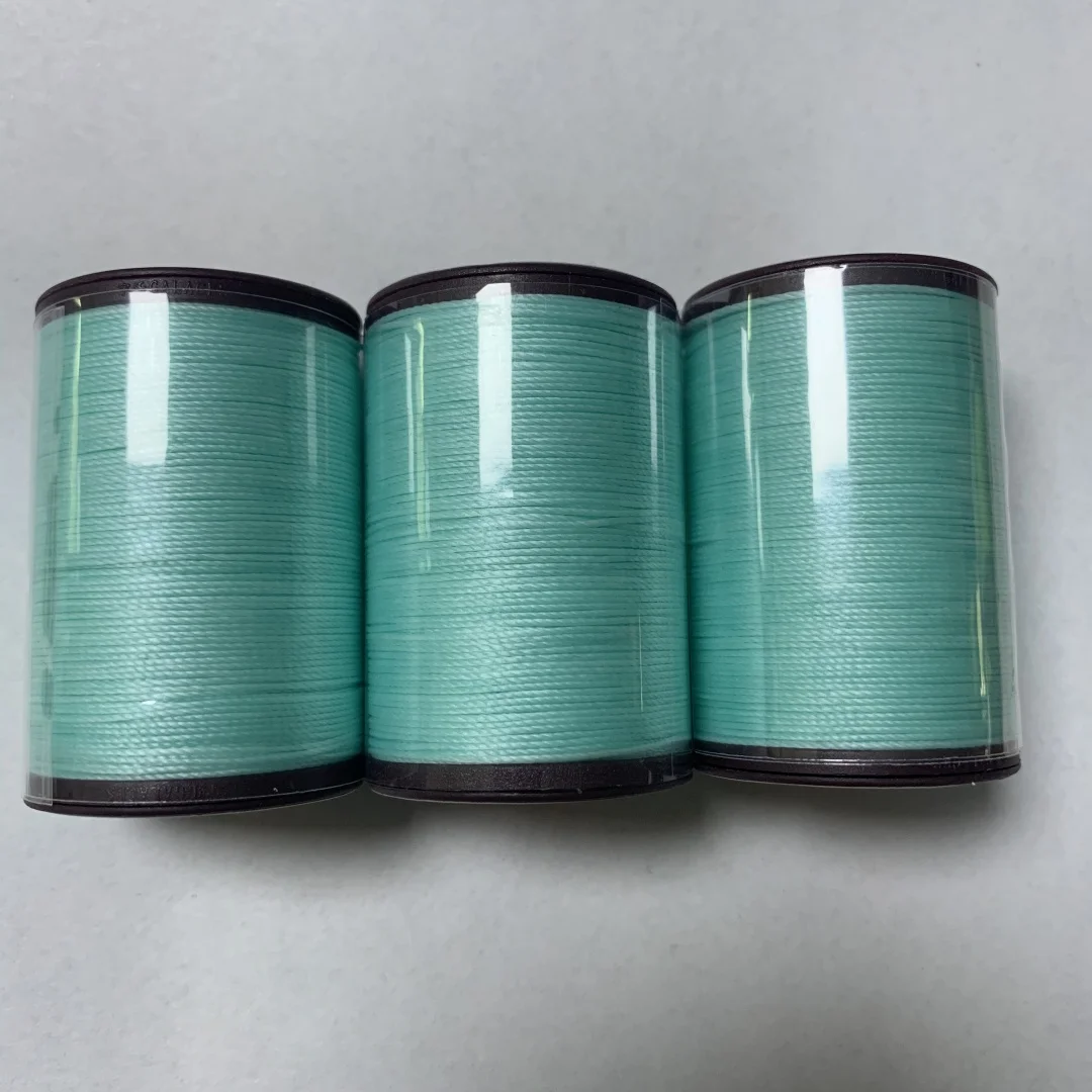 Small roll 80 meters 100% polyester DIY handmade sewing weaving thread 0.55mm round waxed thread for jewelry making findings