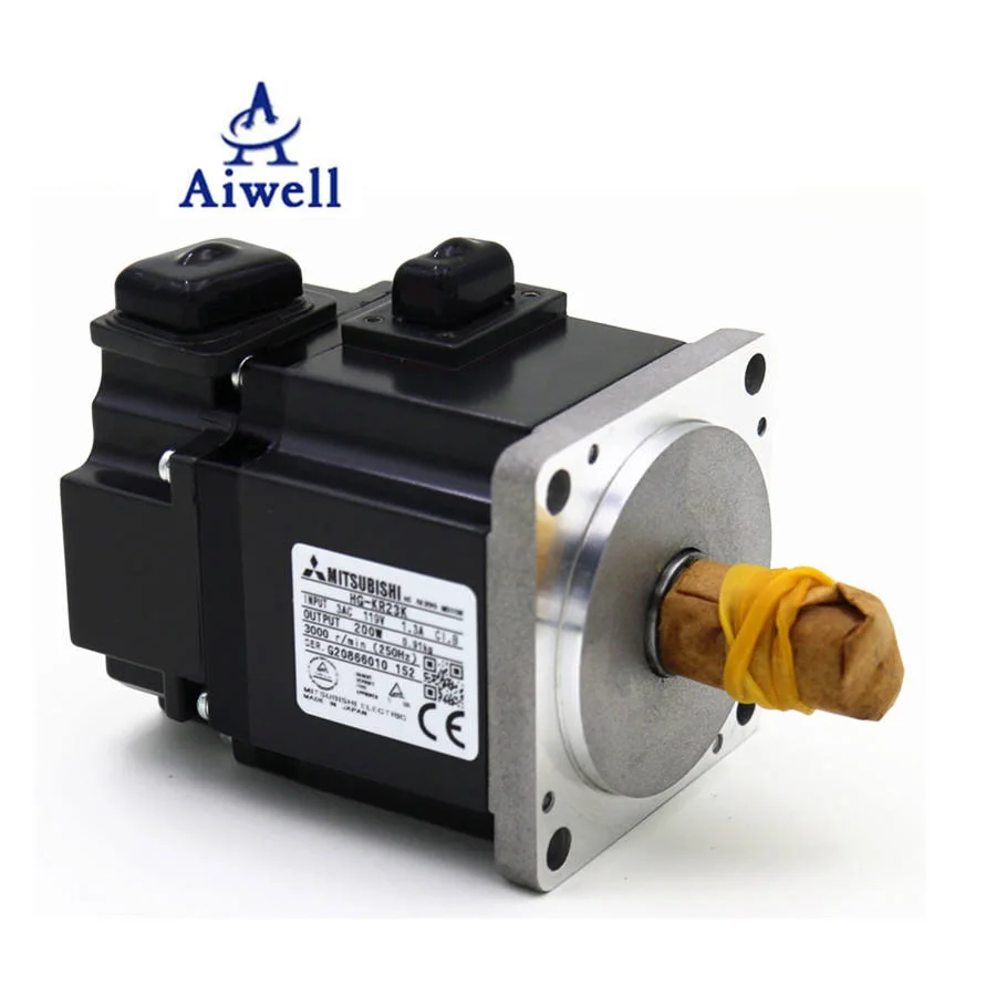 New Original Japan Mitsubishi 200w 3000rpm Servo Motor HG-KR23K