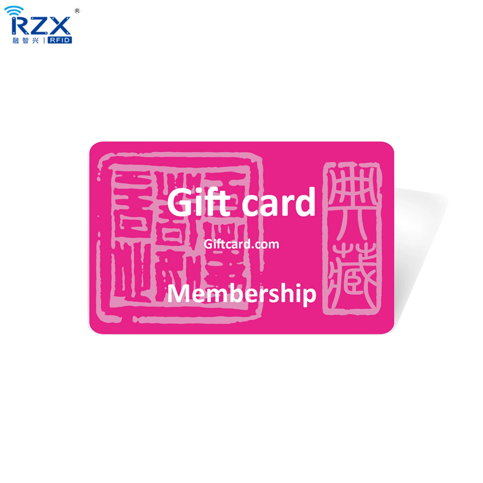 PVC gift VIP business card CR80 custom size Offset Printing logo QR code gift card