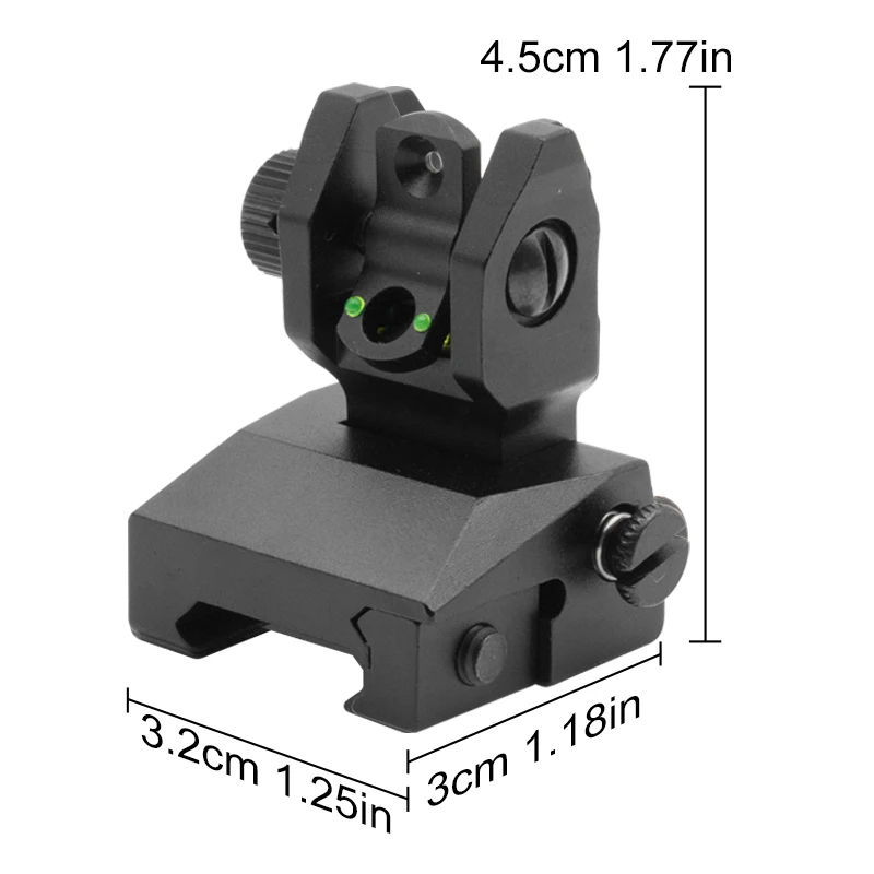 Metal Folding Optical Fiber Machine Aiming KAC Troy Decorative Accessories Front Rear Crosshahr General 20~21