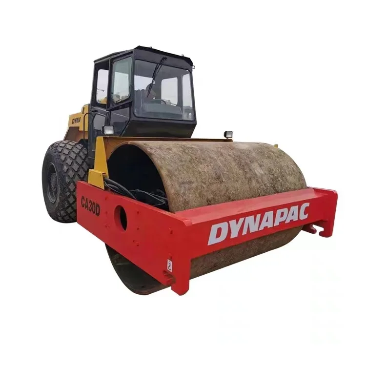 Used Road Roller Dynapac CA25 CA30D for Sale Single Double Drum asphalt Roller