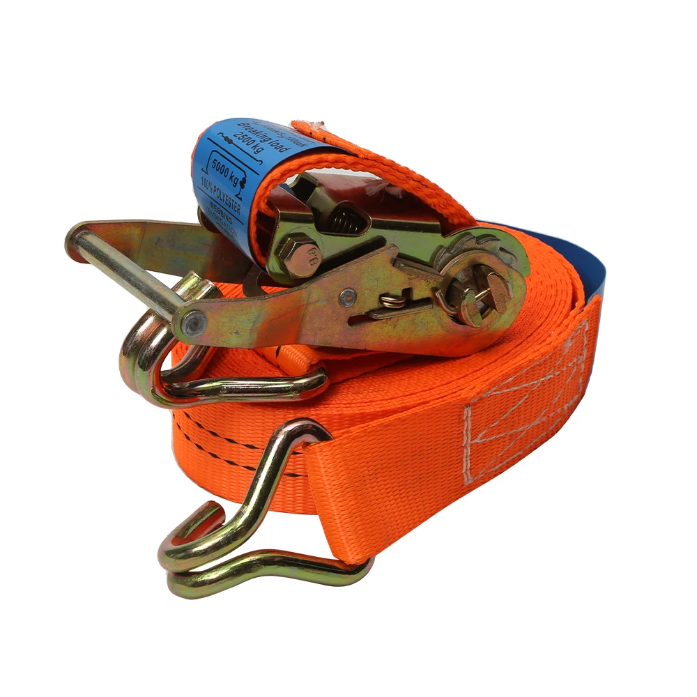 1-10Ton tire boat motorcycle truck lockable rope ratchet buckle cargo lashing strap belt ratchet tie down strap