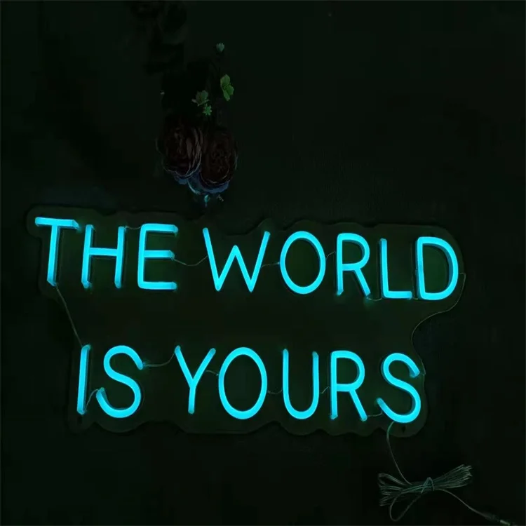 
China free design 12V silicone baby you look so cool Letter Light Custom Led Neon Sign 