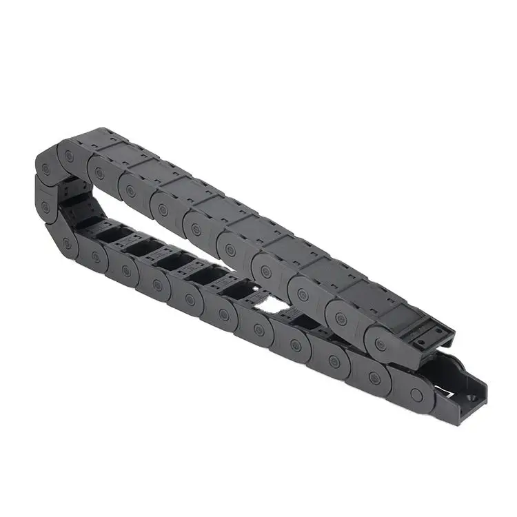 
energy flexible guide plastic cable chain Nylon Cable Carrier / Energy Cable Drag Chain For Cnc Machine Tools semi-open flexible 