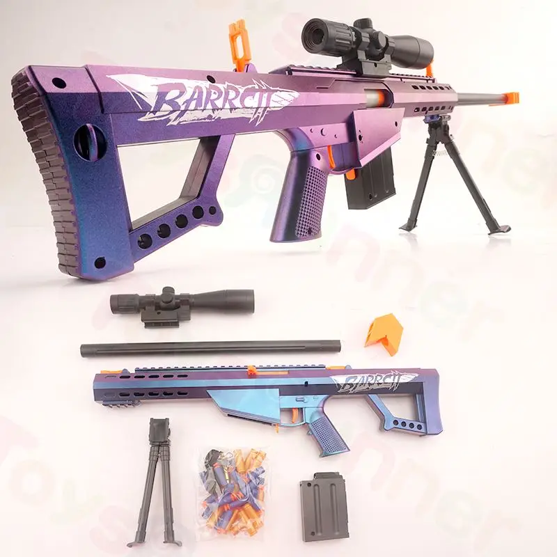 M416  Blaster Kids Double Realistic  2024 Ball Toy Gun Cool Metal  s M416  Blaster For Boys