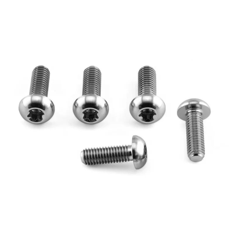 Titanium Bolt Anodized Titanium Head Alloy Colored  Titanium M3 Colorful Button Head Bolts/Screws
