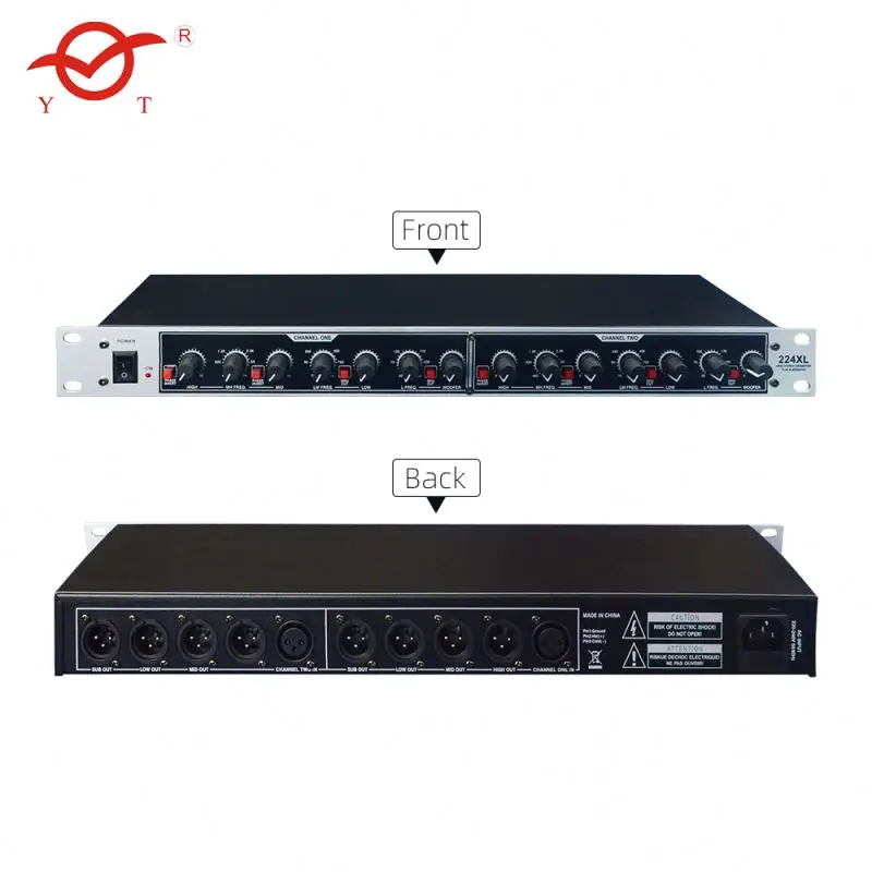 Radio Audio Mixer 2000Watt Car Digital Crossover Console 32 Channel Mixing Desk Professional Processor Midi